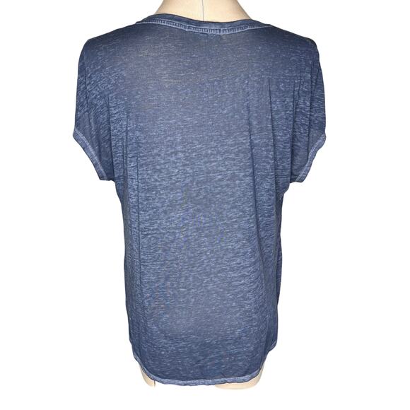 C&C California Take More Detours Graphic Tee Size Medium Blue Burnout - Picture 3 of 7